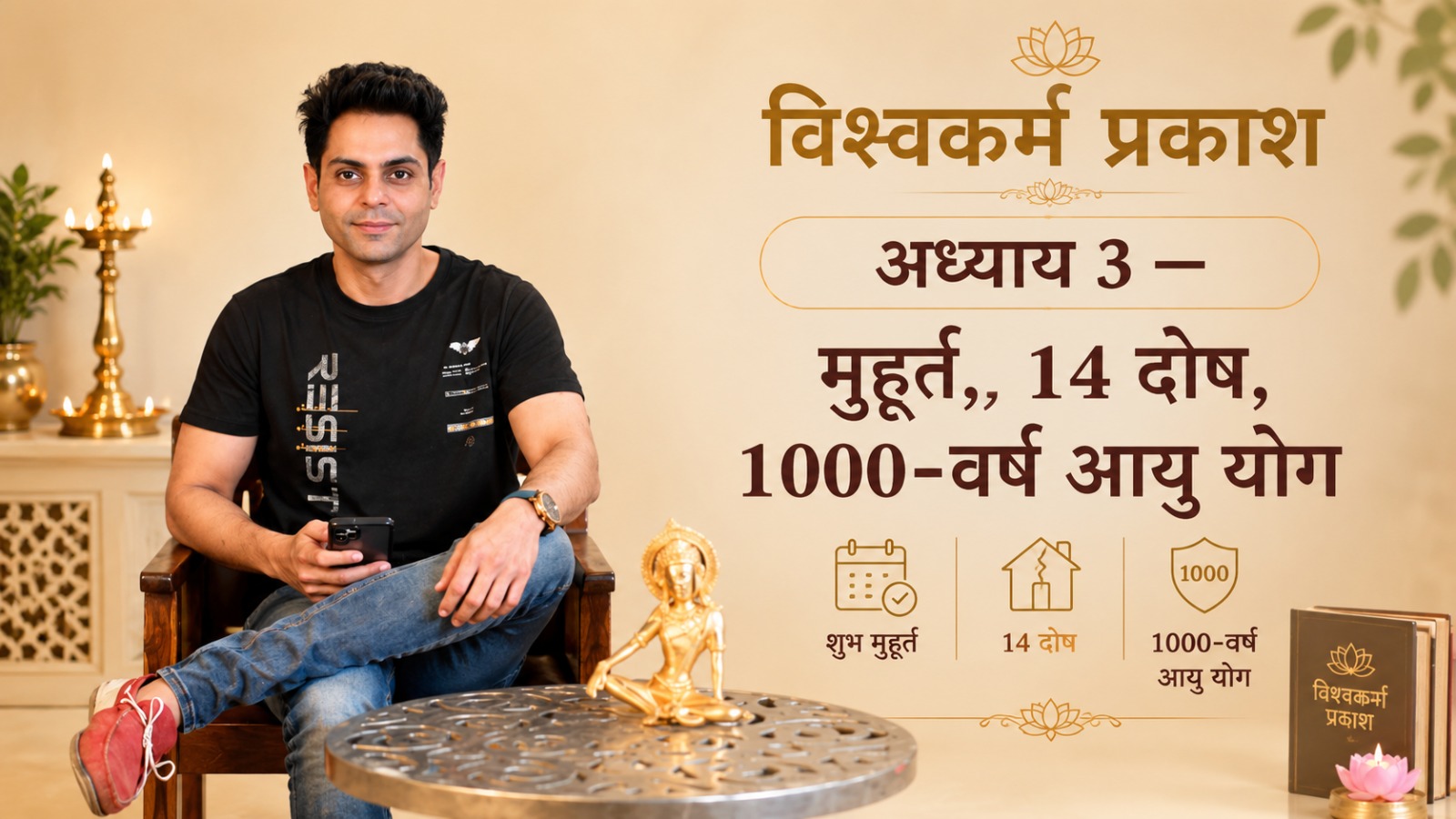 विश्वकर्म प्रकाश अध्याय 3 — गृहवास्तु काल निर्णय