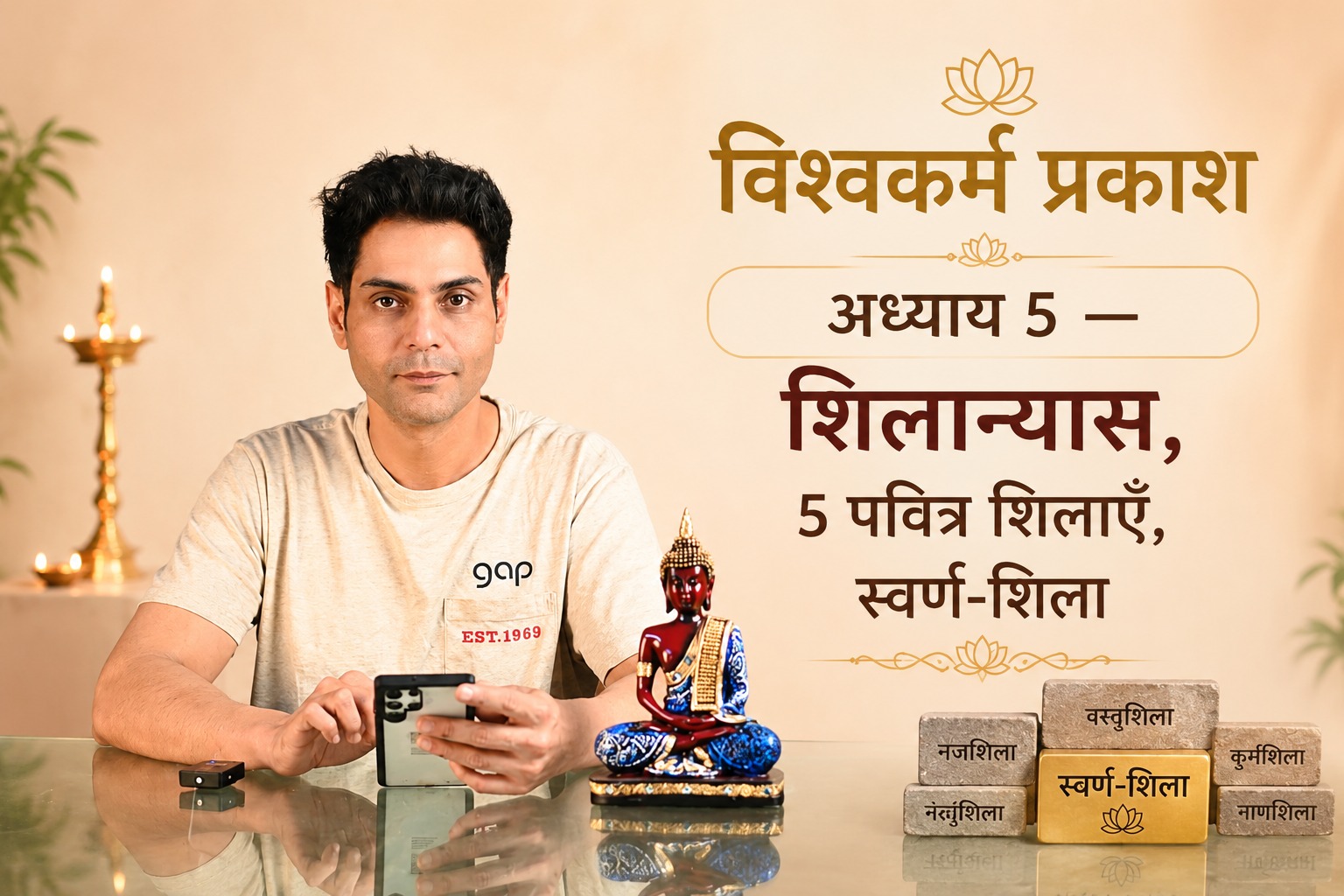 विश्वकर्म प्रकाश अध्याय 5 — शिलान्यास