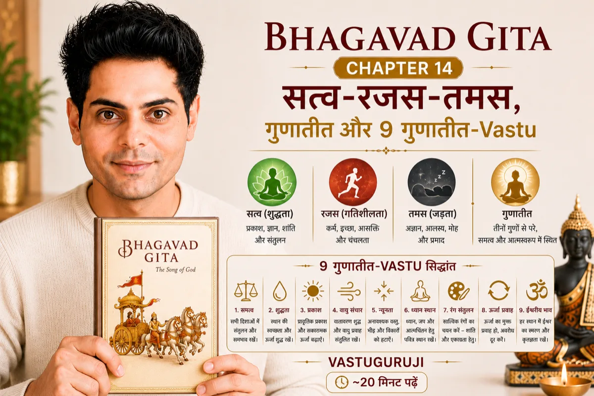 Bhagavad Gita अध्याय 14: गुणत्रय विभाग योग — तीन गुणों से पार होने का विज्ञान
