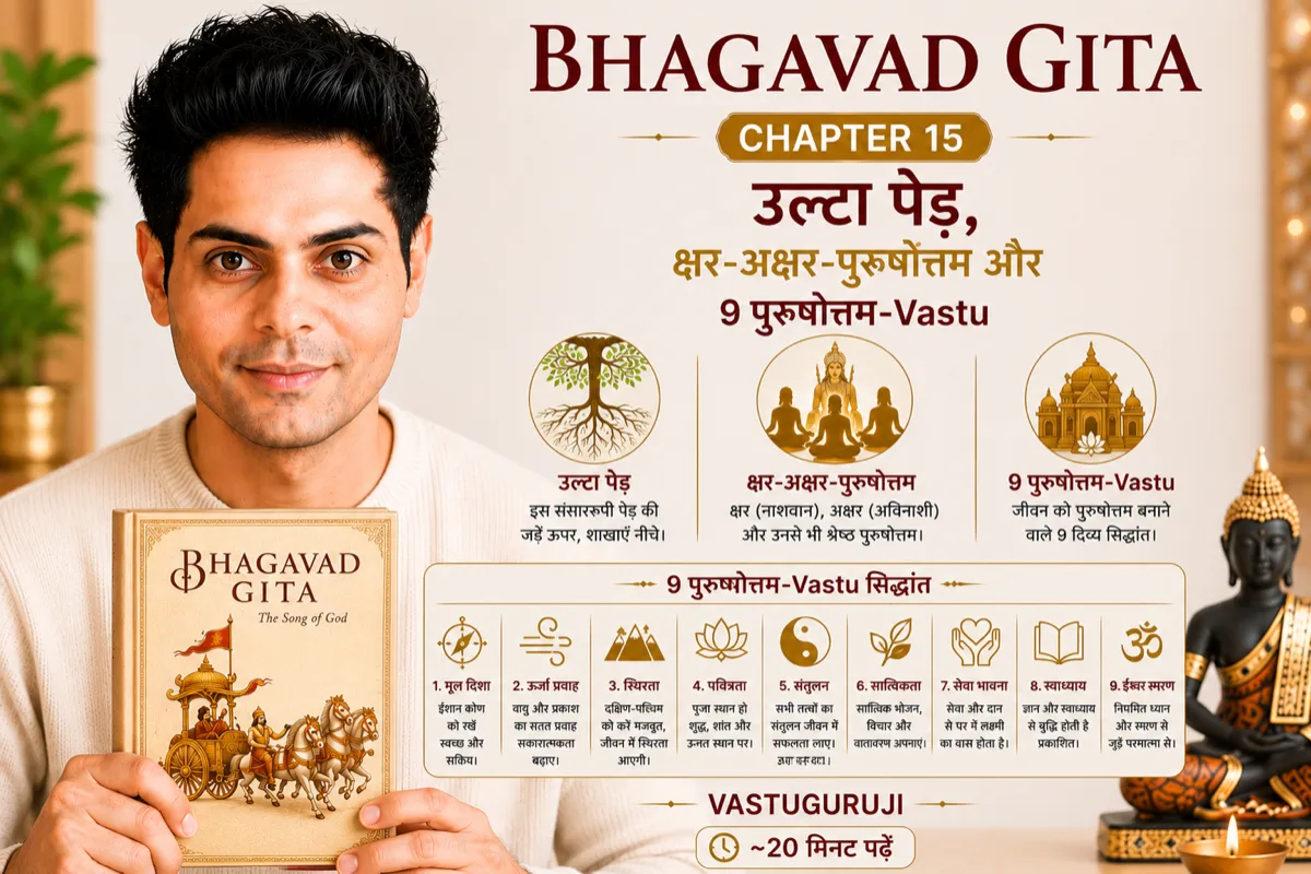 Bhagavad Gita अध्याय 15: पुरुषोत्तम योग — आप पुरुषोत्तम के अंश हैं