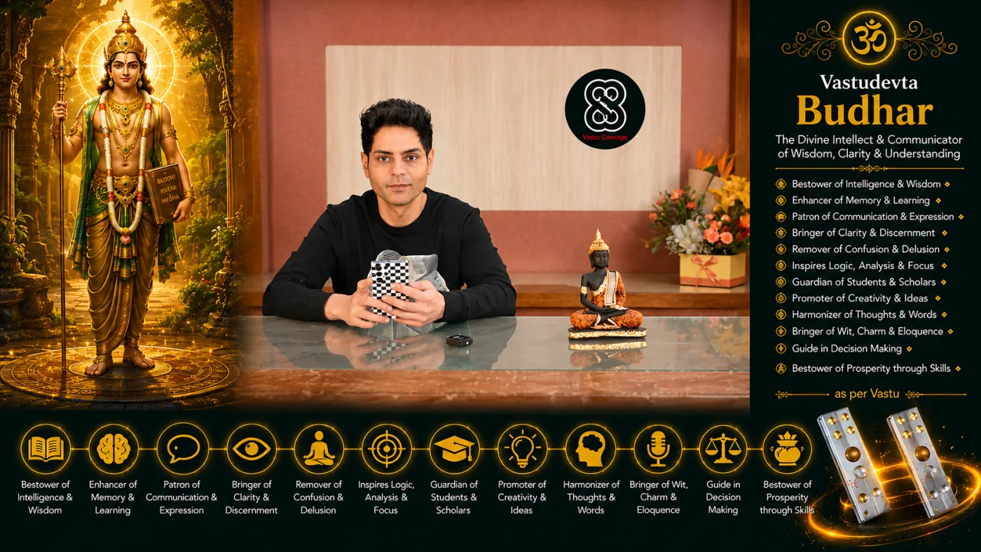 सम्पूर्ण धन-समृद्धि वास्तु संचय / Complete Wealth & Prosperity Vastu Collection — 7 Devtas + 4 Idols + 2 Tatva Rods
