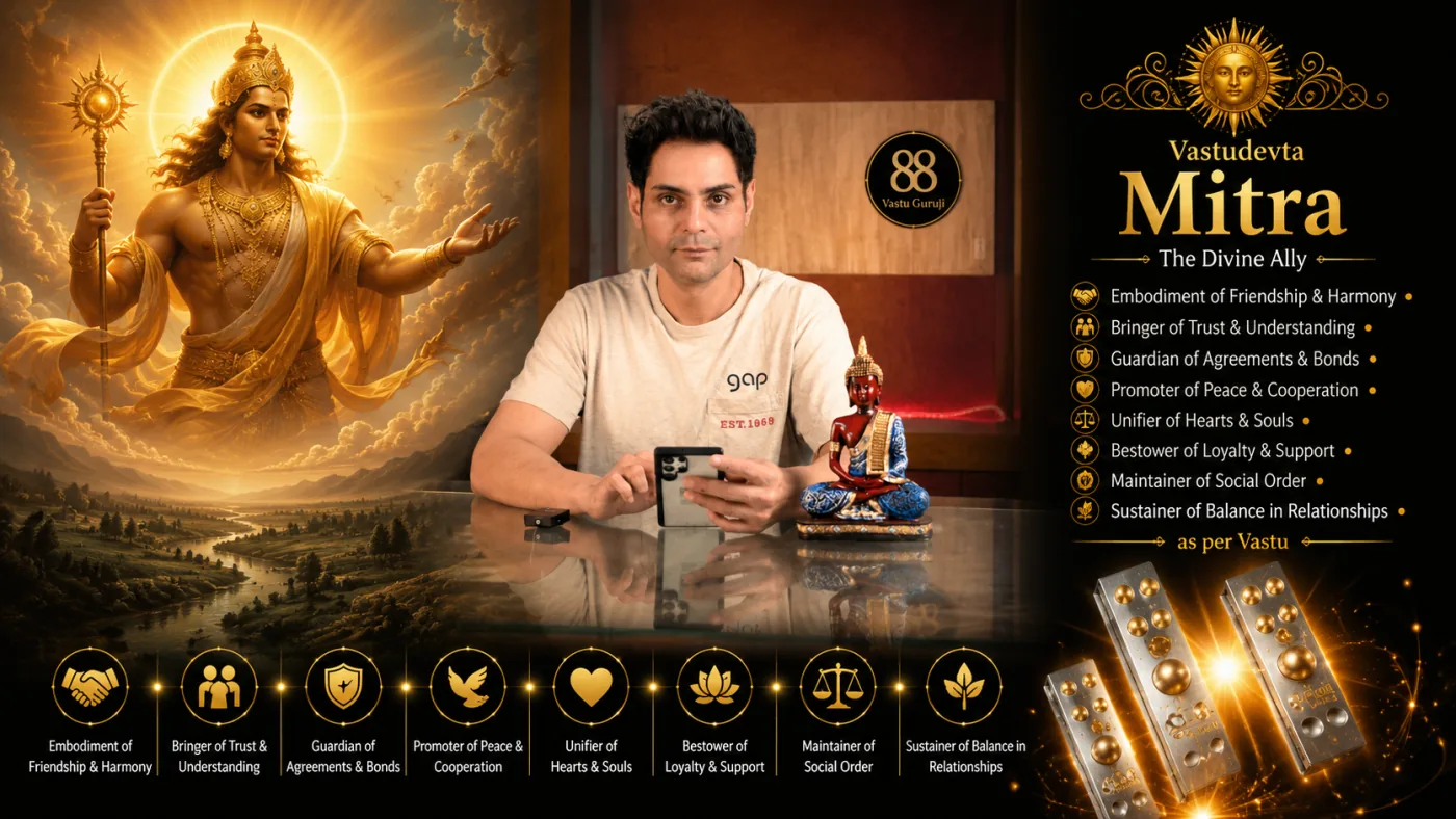 सम्पूर्ण सम्बन्ध-सुधार वास्तु संचय / Complete Relationship Vastu Collection — 7 Devtas + 4 Idols + 2 Tatva Rods
