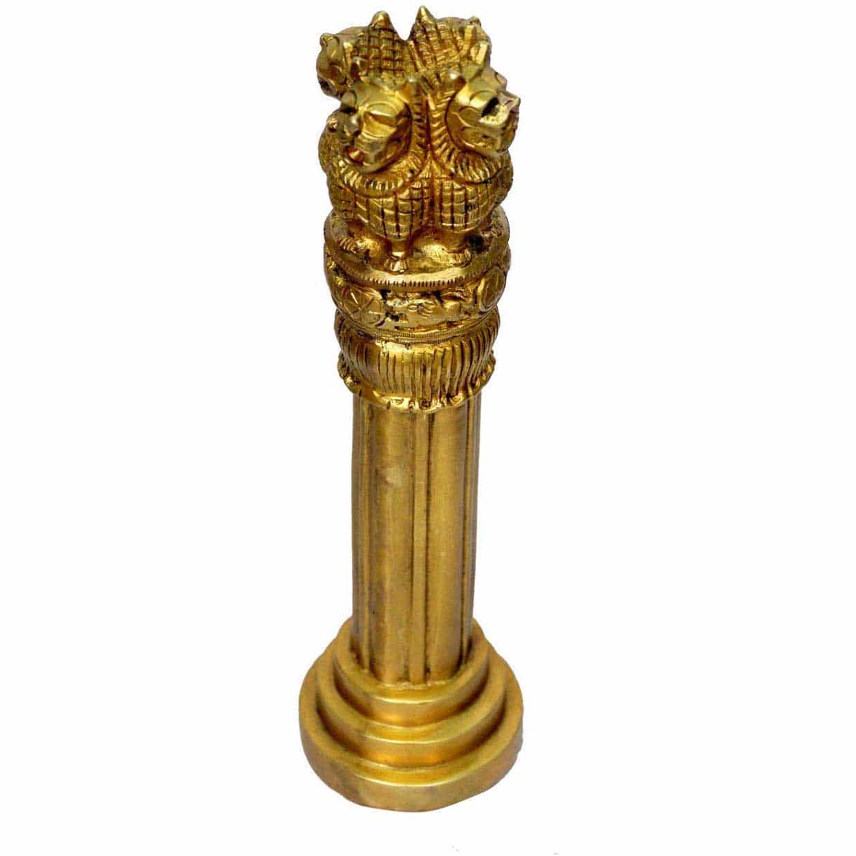 ASHOKA PILLAR 13″ Brass