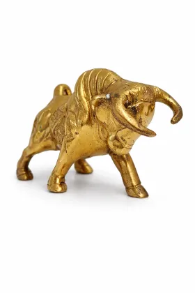 Brass Bull for Share Market for Positive Energy and Prosperity, as per Vastu guidance - Vastuguruji