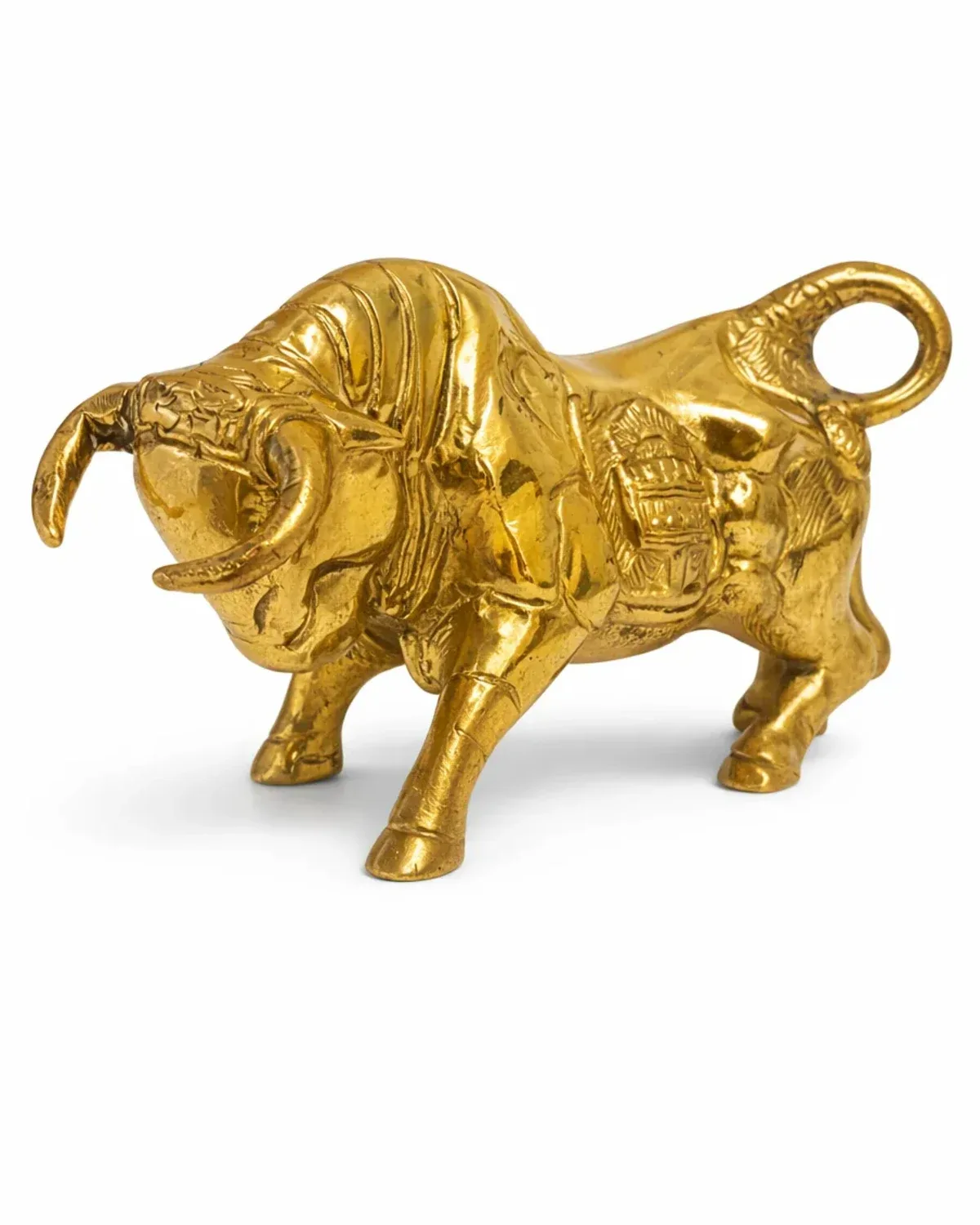 Brass Bull for Share Market for Positive Energy and Prosperity, as per Vastu guidance - Vastuguruji