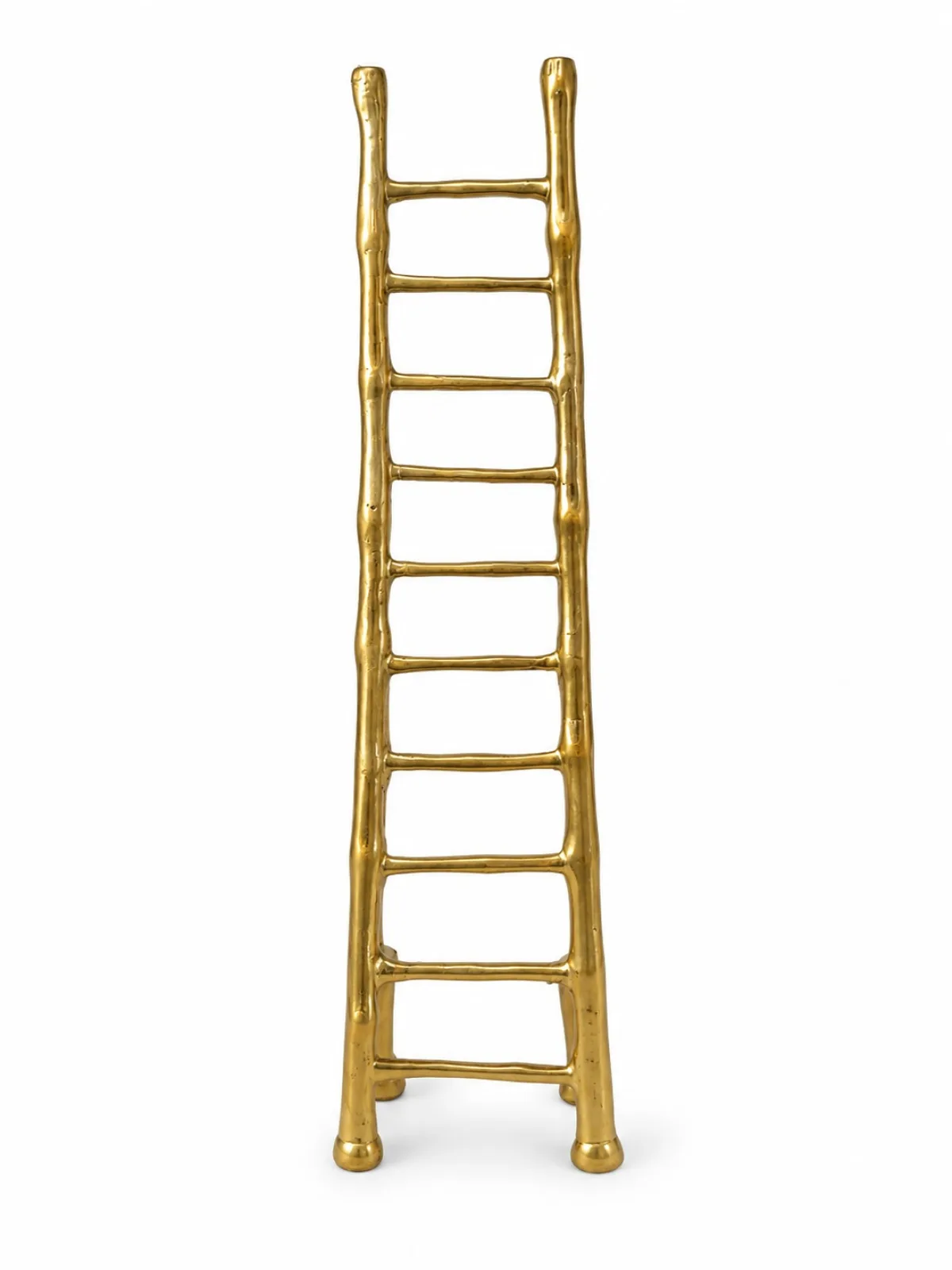 Brass Vastu Ladder (पीतल की वास्तु सीढ़ी) — Front View, 15 Inch Tall Career Progress & Upward Energy Symbol for Office, Home & Business Vastu (VastuGuruji)
