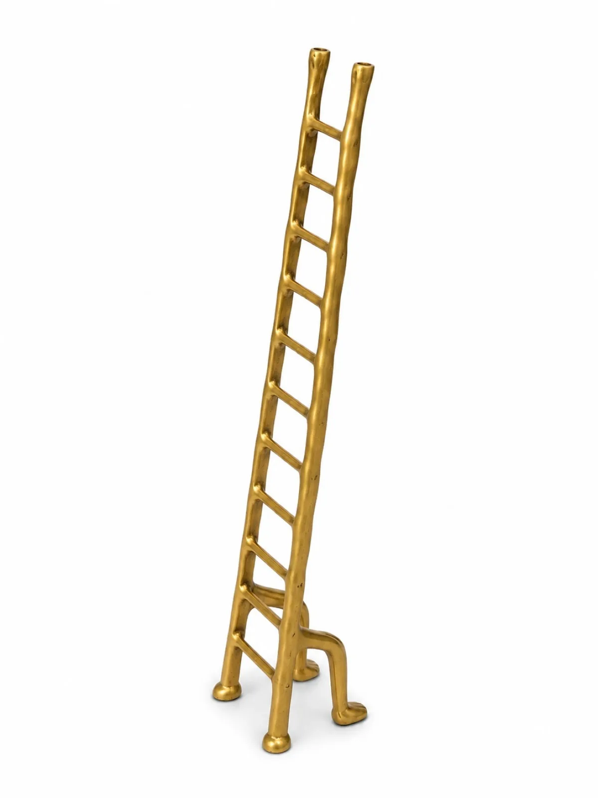 Brass Vastu Ladder Weight Spec — 957 Grams Solid Brass Casting, Heavy Premium Quality Vastu Remedy for Career Stagnation (VastuGuruji)