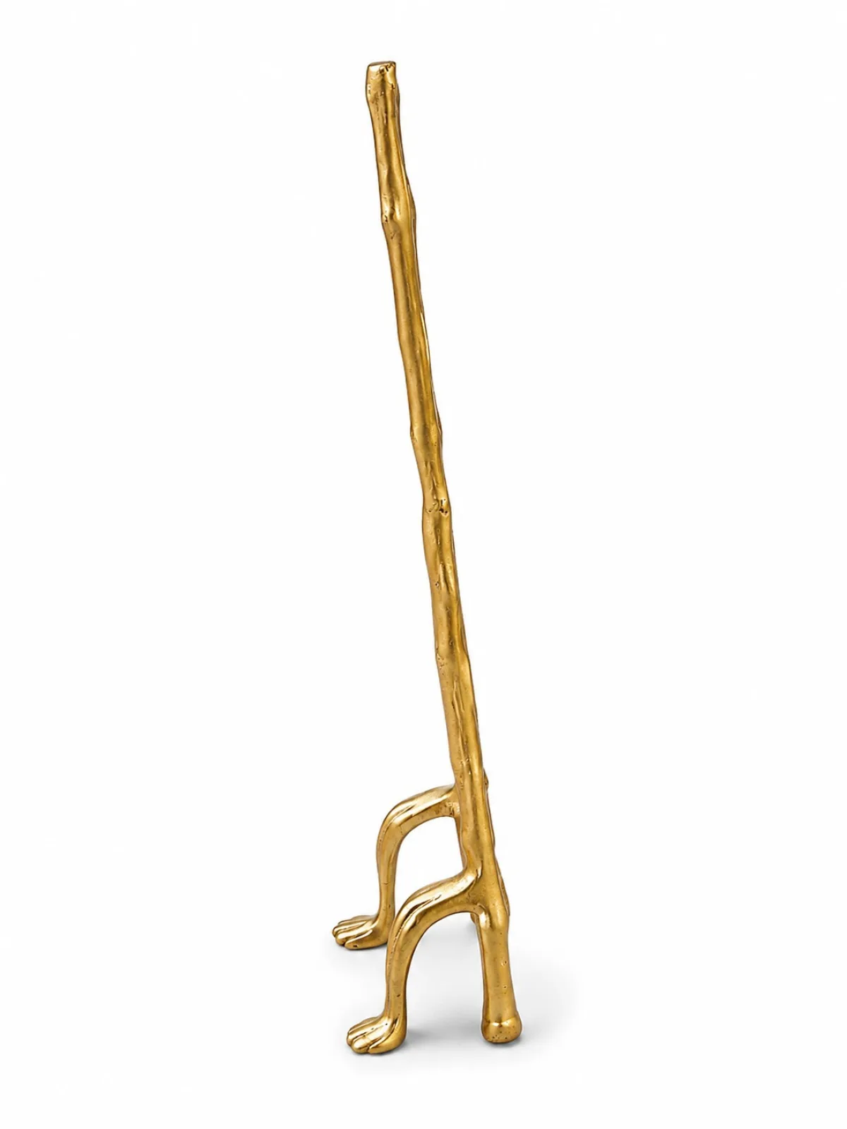 Brass Vastu Ladder Size Chart — 15 Inch Height (38.1 cm), 4 Inch Width (10.2 cm), Compact Tabletop Career Progress Sculpture (VastuGuruji)