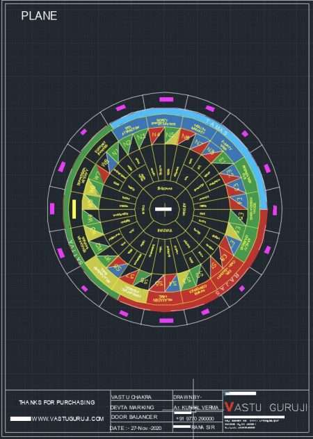 Devta Chakra with Door Balancer (Autocad File DWG)