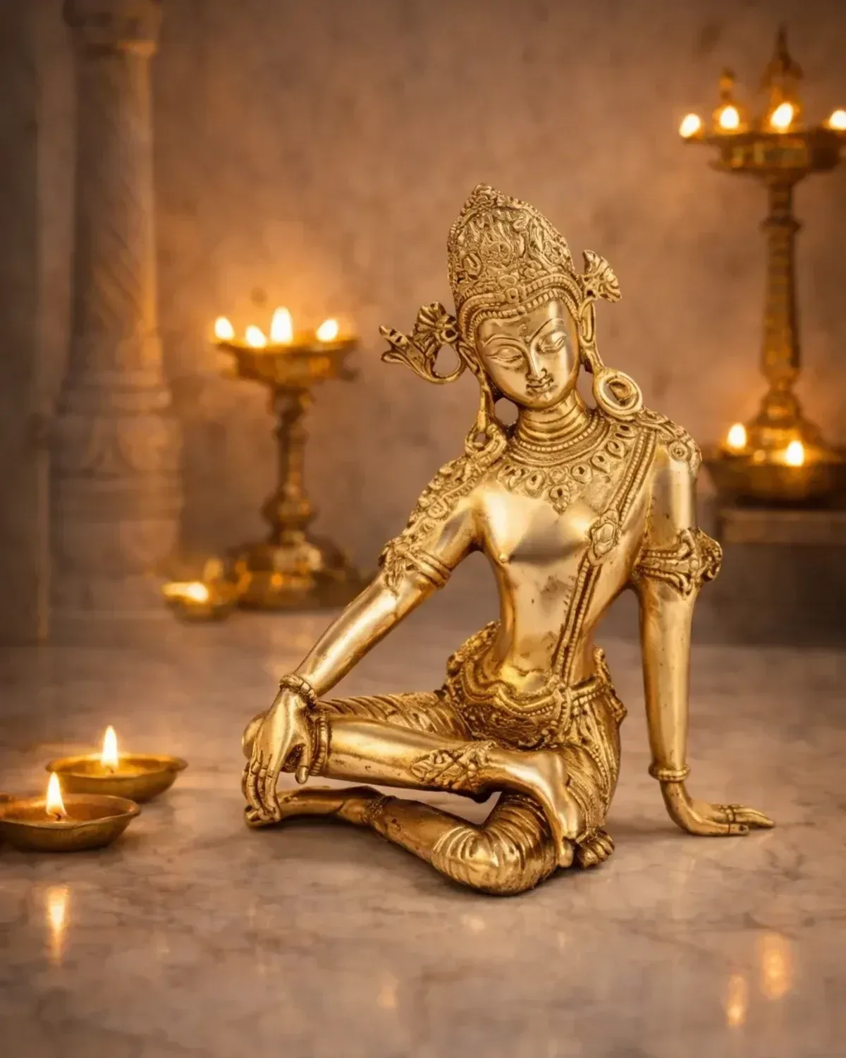 Indra Dev Vastu Idol - Brass