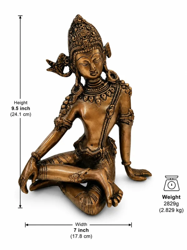 INDRA DEV 9.5″ Copper Coated