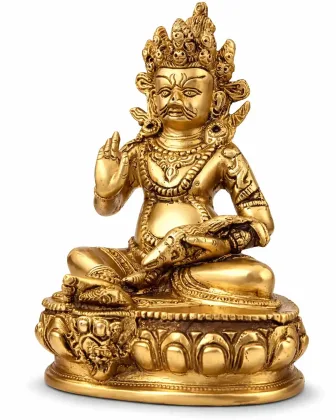 KUBER JI 8″ Brass for Wealth and Prosperity, placed in North direction - Vastuguruji