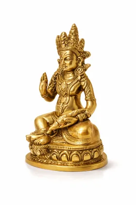 KUBER JI 8″ Brass for Wealth and Prosperity, placed in North direction - Vastuguruji