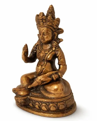 KUBER JI 8″ Copper Coated for Wealth and Prosperity, placed in North direction - Vastuguruji
