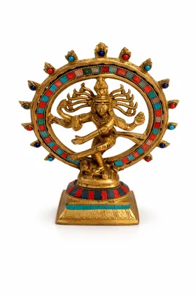 Nataraja Shiva Idol - Medium (1 KG - 8 Inch) for Positive Energy and Prosperity - Vastuguruji