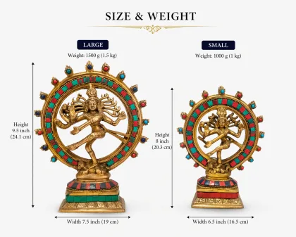 Nataraja Shiva Idol (Premium Vastu Murti) for Positive Energy and Prosperity - Vastuguruji