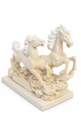 Pair of White Horses for Success and Business Growth, placed in North direction - Vastuguruji