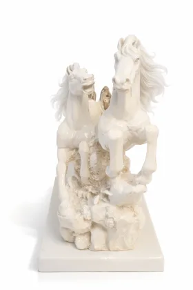 Pair of White Horses for Success and Business Growth, placed in North direction - Vastuguruji