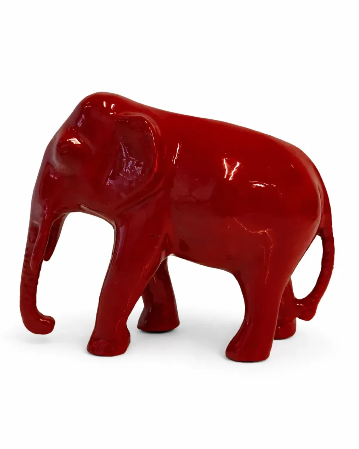 Red Elephant vastu idol for positive energy balance and placement guidance