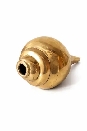 Brass Shankh (1.28 KG - Medium Size) for Positive Energy and Prosperity, as per Vastu guidance - Vastuguruji #3