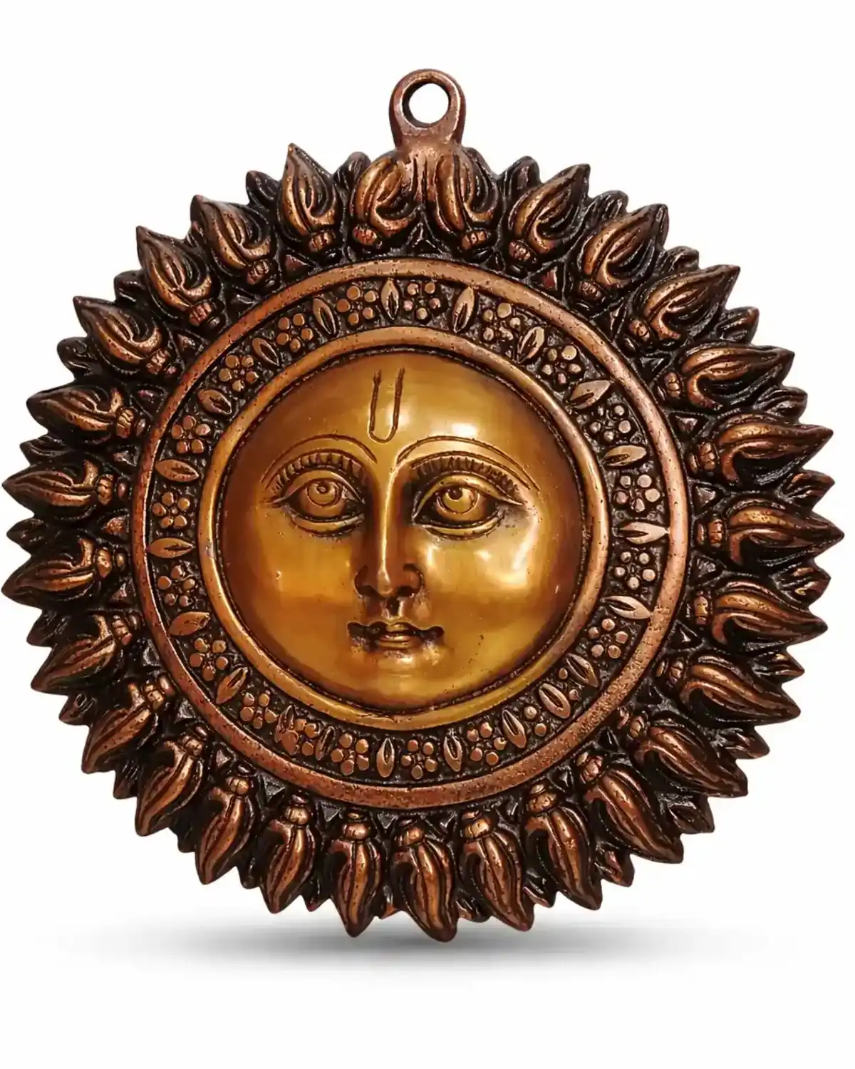 Surya Dev 8″ Copper (Without Moustache)