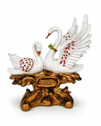 Swan Pair (Hans Jodi) Vastu Idol for Love & Relationship Harmony for Positive Energy and Prosperity, as per Vastu guidance - Vastuguruji #3