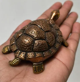 Copper-Coated Tortoise (Mini - 310 Gram) for Positive Energy and Prosperity, as per Vastu guidance - Vastuguruji #8