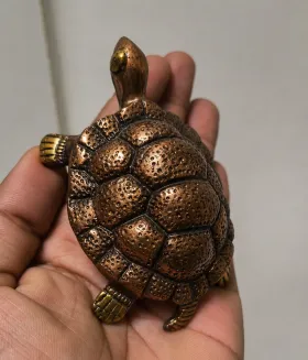 Copper-Coated Tortoise (Mini - 310 Gram) for Positive Energy and Prosperity, as per Vastu guidance - Vastuguruji #9