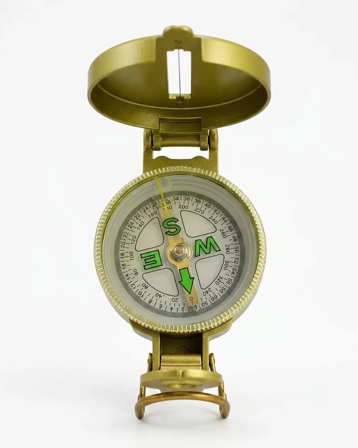 Vastu Compass — Brass Lensatic Direction Finder