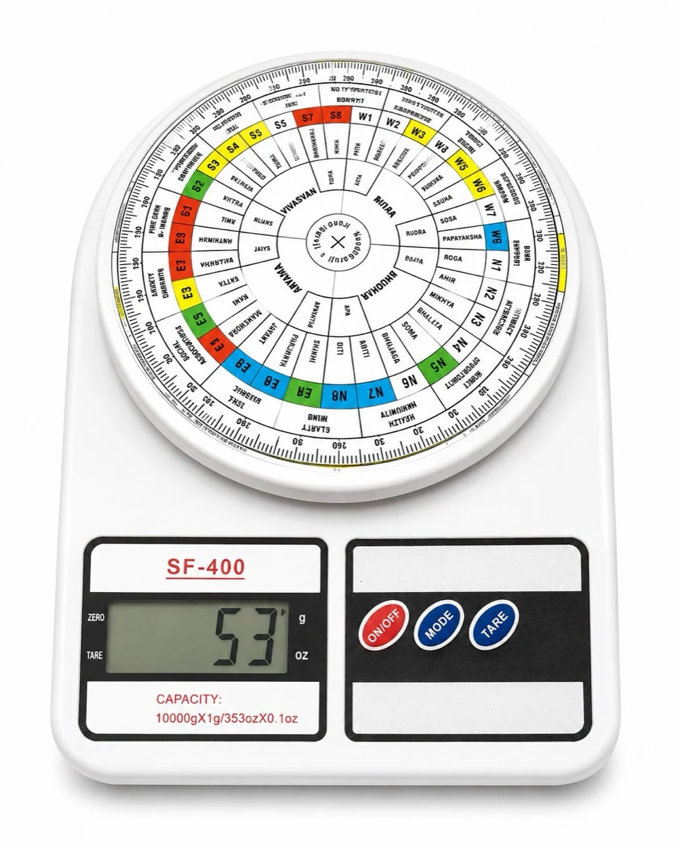 Vastu Chakra Plotting Disc — 6 inch Light Edition (Budget Vastu Mapping Tool)