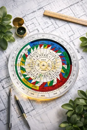 Vastu Chakra 6 inch for Positive Energy and Prosperity, as per Vastu guidance - Vastuguruji