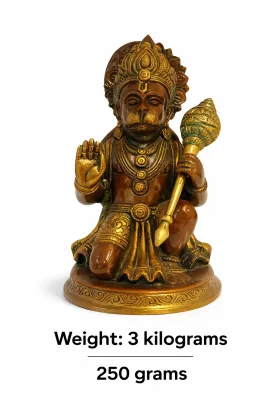 Veer Hanuman Idol (3.25 KG Premium Protection Vastu Murti - 9 Inch) for Positive Energy and Prosperity, as per Vastu guidance - Vastuguruji #2