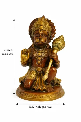 Veer Hanuman Idol (3.25 KG Premium Protection Vastu Murti - 9 Inch) for Positive Energy and Prosperity, as per Vastu guidance - Vastuguruji #3