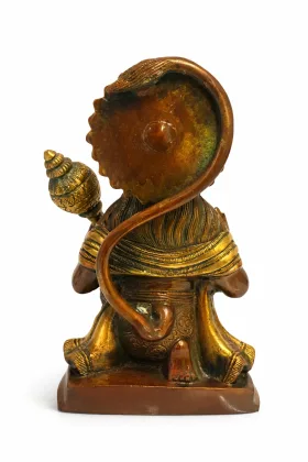 Veer Hanuman Idol (3.25 KG Premium Protection Vastu Murti - 9 Inch) for Positive Energy and Prosperity - Vastuguruji