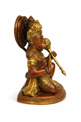 Veer Hanuman Idol (3.25 KG Premium Protection Vastu Murti - 9 Inch) for Positive Energy and Prosperity - Vastuguruji