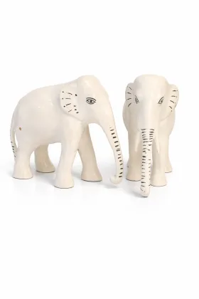 White Elephant Pair for Positive Energy and Prosperity, as per Vastu guidance - Vastuguruji