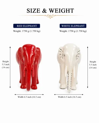 Elephant Decor Statue for Positive Energy and Prosperity - Vastuguruji