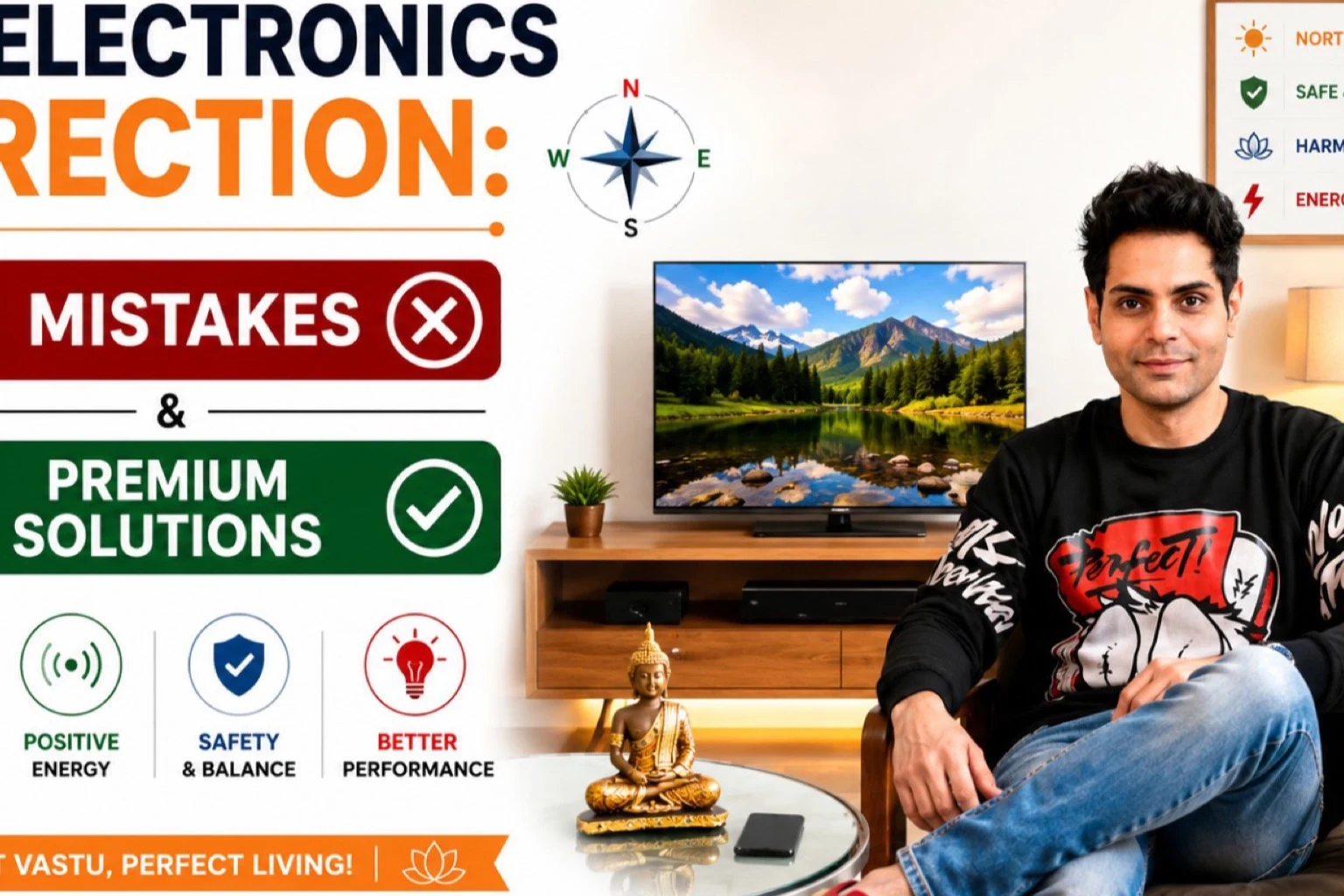 TV / Electronics दिशा वास्तु: 12 गलतियाँ और 7 Premium Solutions