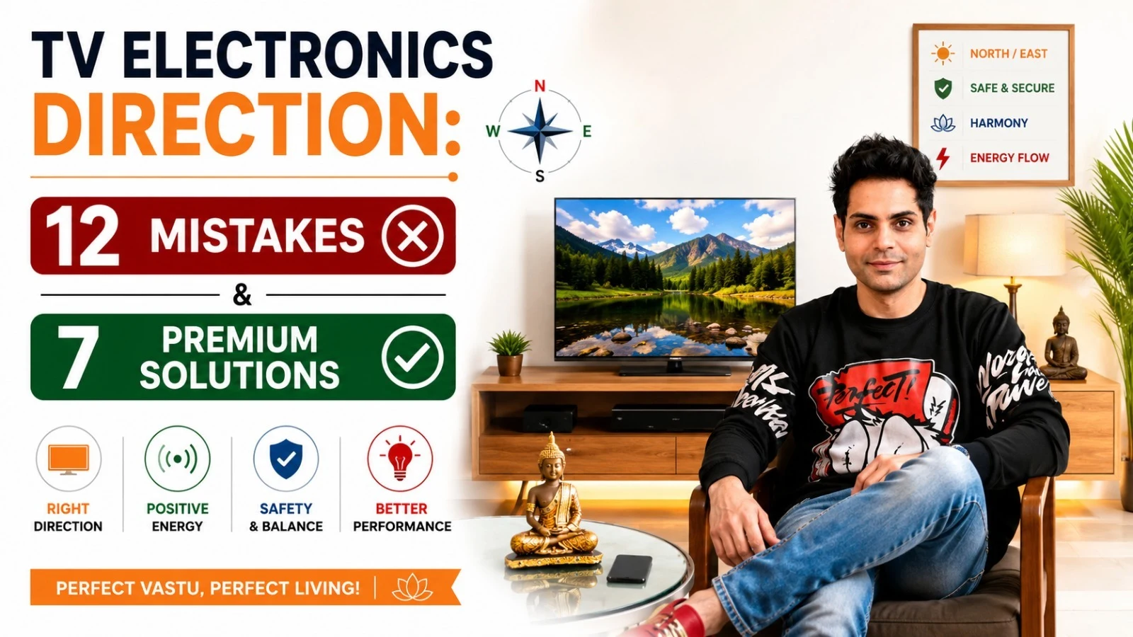 TV / Electronics दिशा वास्तु: 12 गलतियाँ और 7 Premium Solutions