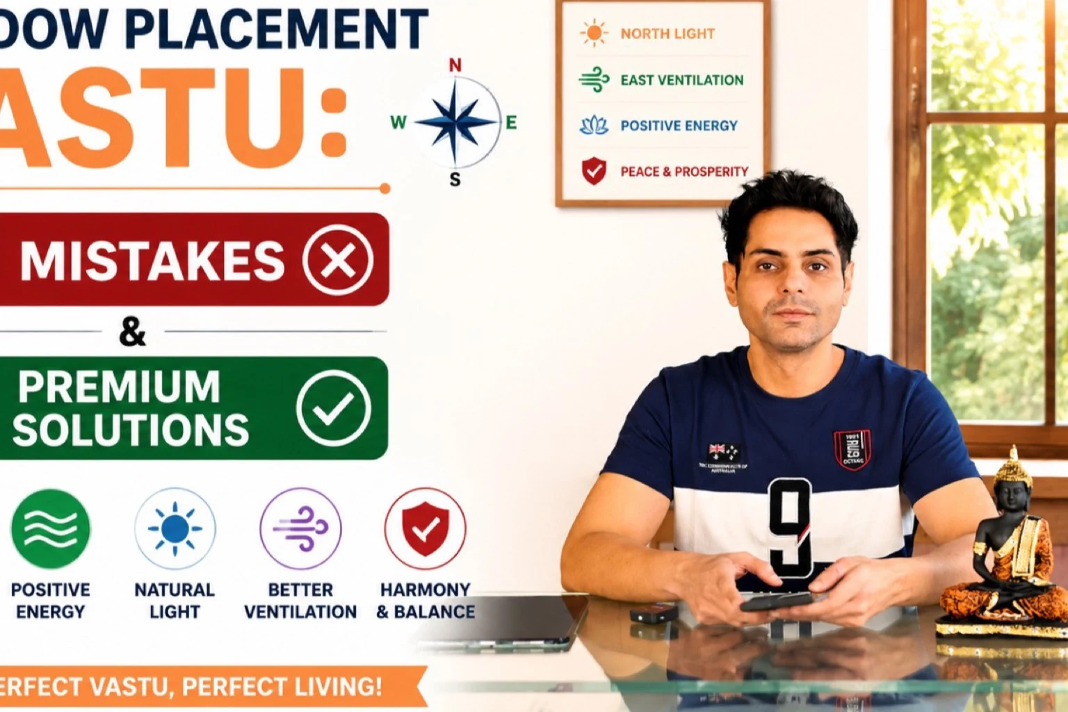 खिड़की (Window) Placement वास्तु: 12 गलतियाँ और 7 Premium Solutions
