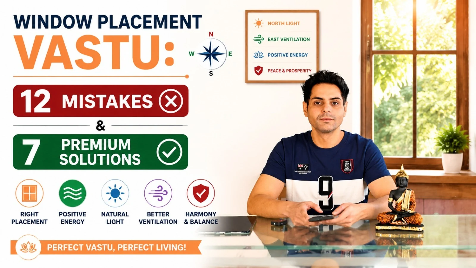 खिड़की (Window) Placement वास्तु: 12 गलतियाँ और 7 Premium Solutions